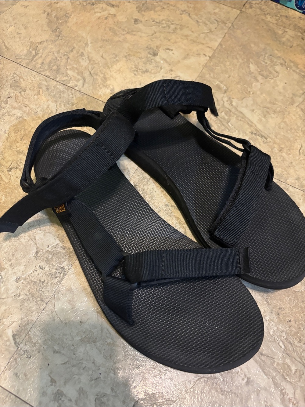 Teva Black Casual Sport Sandals Size 11